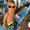 Justin Bieber en vacances avec Hailey Baldwin et son petit frère Jaxon / photo postée sur Instagram, le 29 décembre 2015.