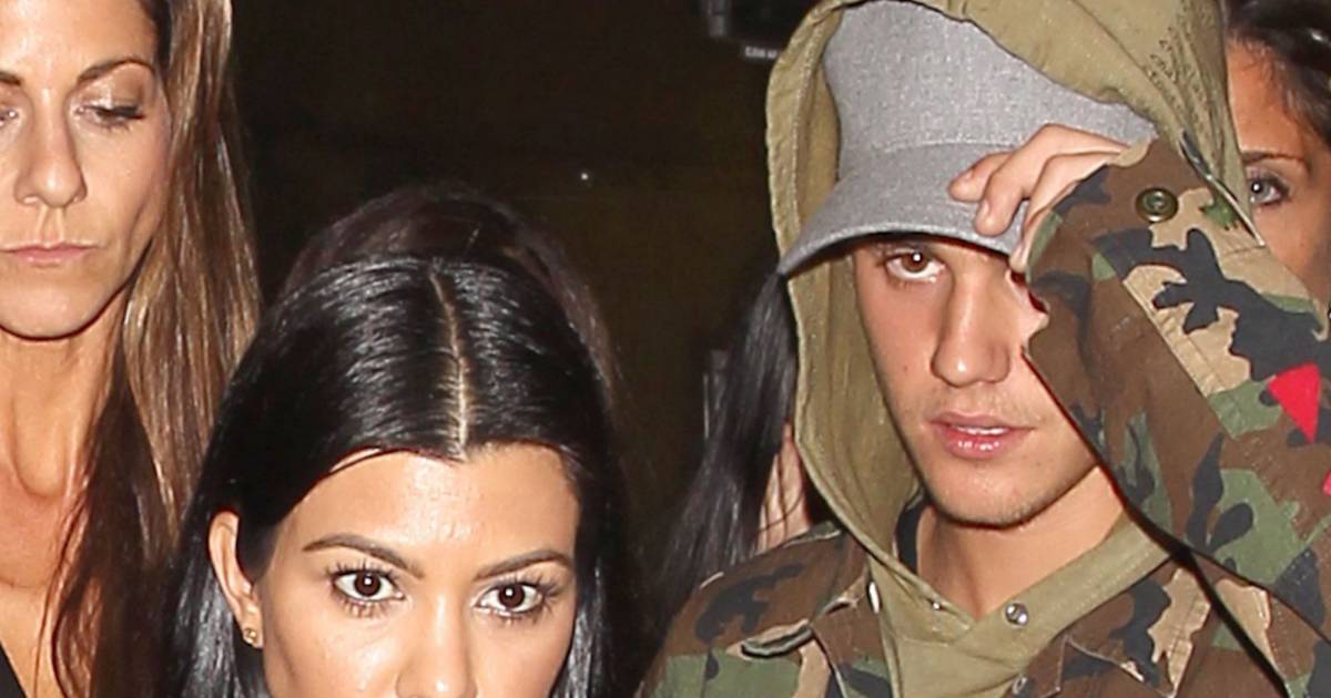 Kourtney Kardashian et Justin Bieber à la sortie de The Nice Guy, Los