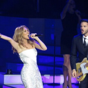 Céline Dion en concert au Caesars Palace à Las Vegas le dimanche 30 août 2015.