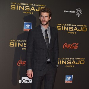 Liam Hemsworth à la première de ‘Hunger Games' à Madrid, le 10 novembre 2015