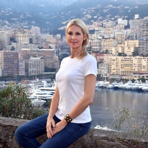 Exclusif - Kelly Rutherford en rendez-vous dans le cadre du Blue Ocean Film Festival 2015 à Monaco, le 8 novembre 2015.