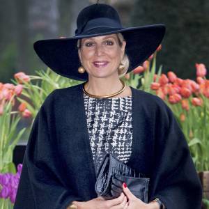 La reine Maxima des Pays-Bas lors de la remise du prix de l'horticulteur de l'année 2016 au parc floral Keukenhof à Lisse le 6 janvier 2016.