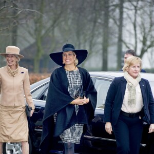 La reine Maxima des Pays-Bas lors de la remise du prix de l'horticulteur de l'année 2016 au parc floral Keukenhof à Lisse le 6 janvier 2016.