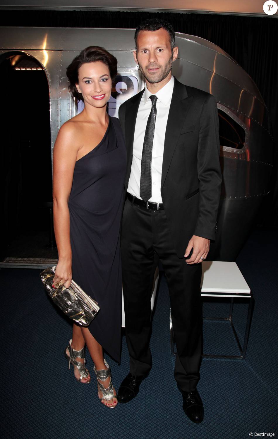 Ryan Giggs et son épouse Stacey lors des GQ Men of the ...