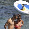 Ryan Giggs et Stacey Cooke dans le sud de la France, le 30 juillet 2013