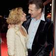  Natasha Richardson et Liam Neeson à Londres le 17 octobre 2008. 