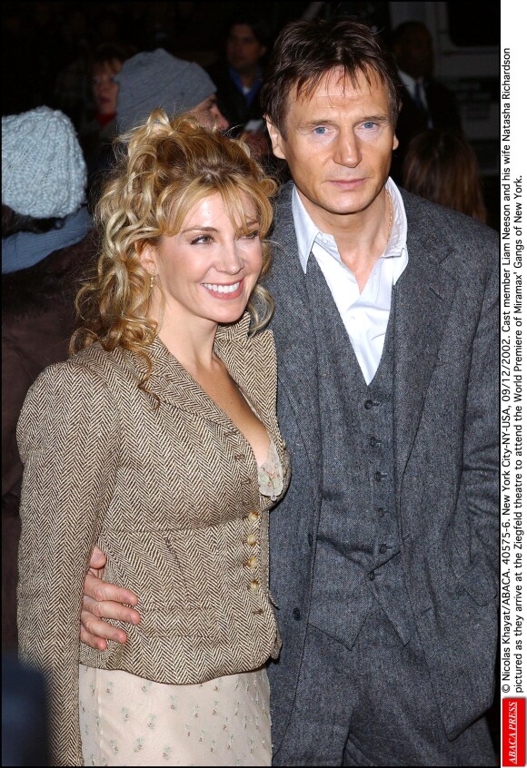 Natasha Richardson et Liam Neeson le 9 décembre 2012.