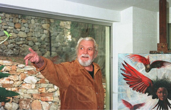 Jean Marais, à Vallauris-Golfe-Juan le 27 novembre 1997