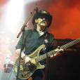 Lemmy Kilmister - Le groupe Motörhead en concert à Hambourg. Le 9 décembre 2015.