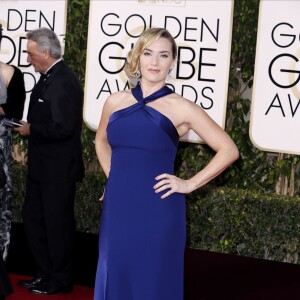 Kate Winslet en Ralph Lauren - La 73e cérémonie annuelle des Golden Globe Awards à Beverly Hills, le 10 janvier 2016. © Olivier Borde/Bestimage