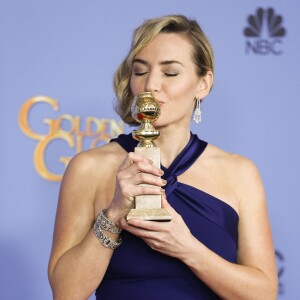 Kate Winslet en Ralph Lauren - La 73e cérémonie annuelle des Golden Globe Awards à Beverly Hills, le 10 janvier 2016. © Olivier Borde/Bestimage