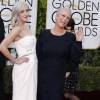 Jamie Lee Curtis et sa fille Annie Guest - 73ème cérémonie annuelle des Golden Globe Awards à Beverly Hills, le 10 janvier 2016.