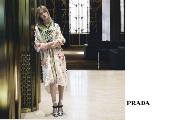 Natalia Vodianova pour la nouvelle campagne Prada