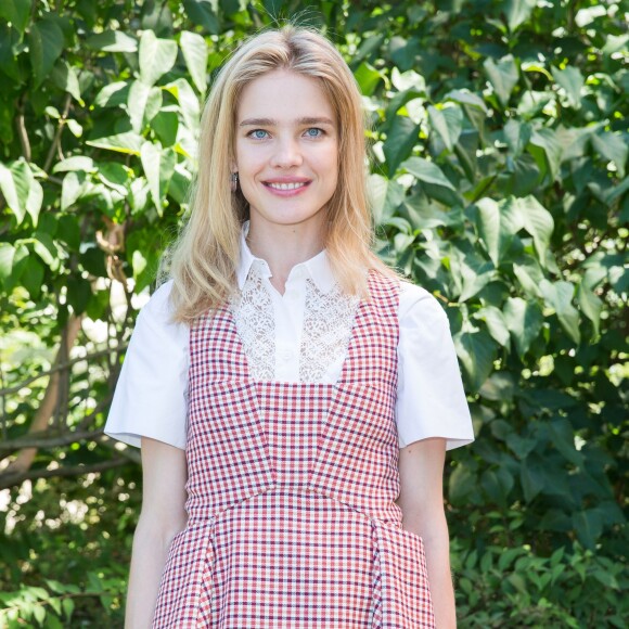 Natalia Vodianova - Photocall au défilé de mode "Christian Dior", collection Haute-Couture automne-hiver 2015/2016 au Musée Rodin à Paris, le 6 juillet 2015.