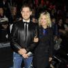 Michael Bublé et sa femme Luisana Lopilato au défilé David Delfin à Madrid le 8 février 2015