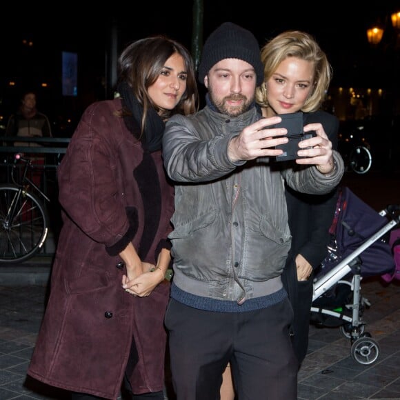 Exclusif - Géraldine Nakache et Virginie Efira posent lors de l'avant-première du film "Et ta soeur" au cinéma UGC Toison D'or à Bruxelles en Belgique le 13 janvier 2016.
