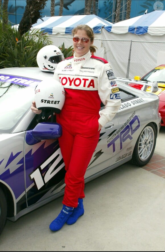 Picabo Street lors de la 27e Toyota Pro Celebrity Race à Long Beach, le 12 avril 2003