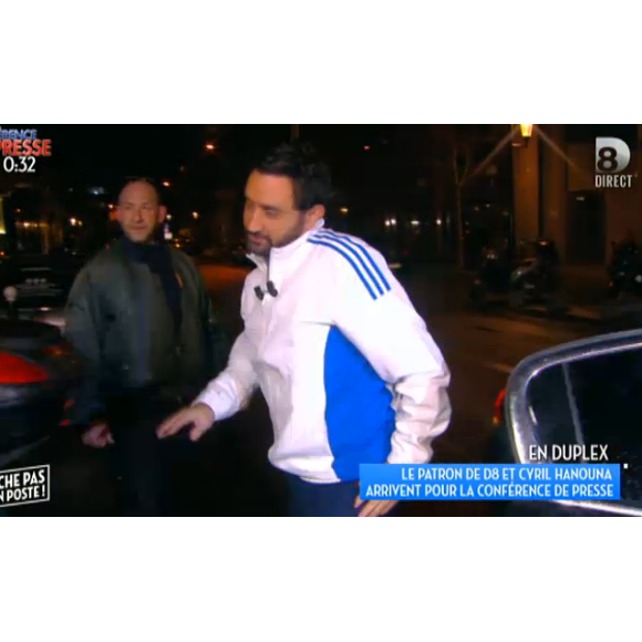 Cyril Hanouna prêt à révéler s'il présentera ou non son programme - Emission "Touche pas à mon poste" (D8), le 14 janvier 2016.