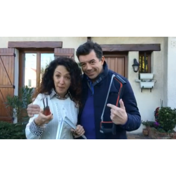 Stéphane Plaza attend Cyril Hanouna pour qu'il aide sur un des chantiers de "Maison à vendre" - Emission "Touche pas à mon poste" (D8), le 14 janvier 2016.