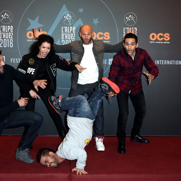 Ramzy Bedia, Sabrina Ouazani, Franck Gastambide, Malik Benthala, Anouar Toubali - 19e Festival International du film de Comédie de l'Alpe d'Huez le 14 Janvier 2016.