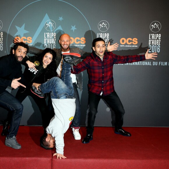 Ramzy Bedia, Sabrina Ouazani, Franck Gastambide, Malik Benthala, Anouar Toubali - 19e Festival International du film de Comédie de l'Alpe d'Huez le 14 Janvier 2016.