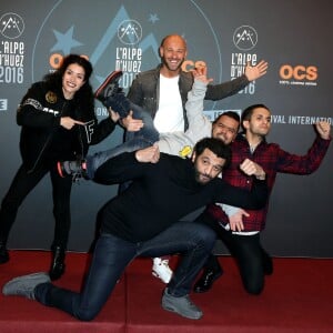 Ramzy Bedia, Sabrina Ouazani, Franck Gastambide, Malik Benthala, Anouar Toubali - 19e Festival International du film de Comédie de l'Alpe d'Huez le 14 Janvier 2016.