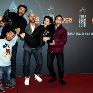 Ramzy Bedia, Sabrina Ouazani, Franck Gastambide, Malik Benthala, Anouar Toubali - 19e Festival International du film de Comédie de l'Alpe d'Huez le 14 Janvier 2016.