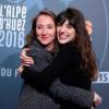 Audrey Lamy, Vanessa Guide lors du 19e Festival International du film de Comédie de l'Alpe d'Huez, le 15 janvier 2016.