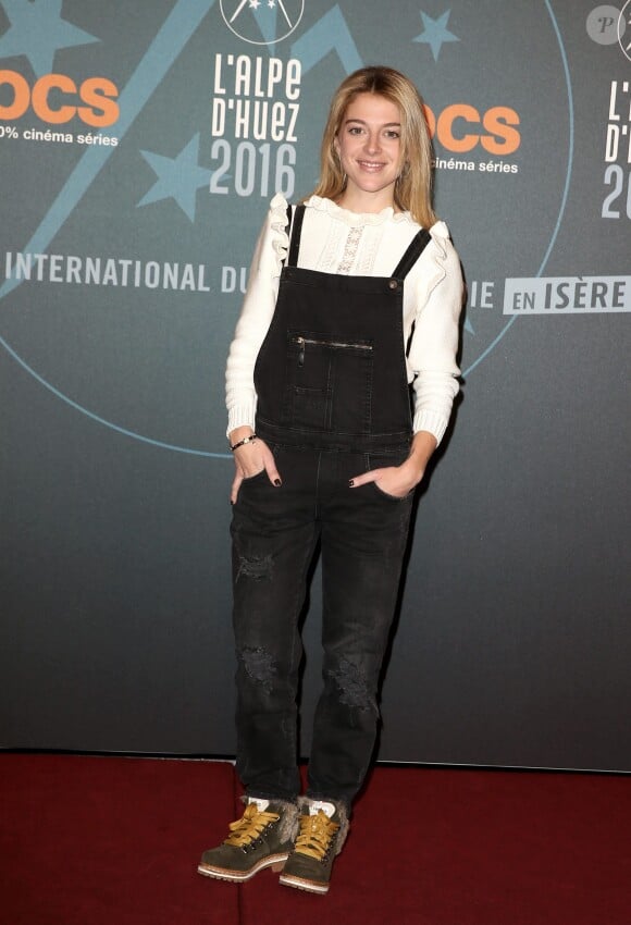 Victoria Monfort lors du 19e Festival International du film de Comédie de l'Alpe d'Huez, le 15 janvier 2016.