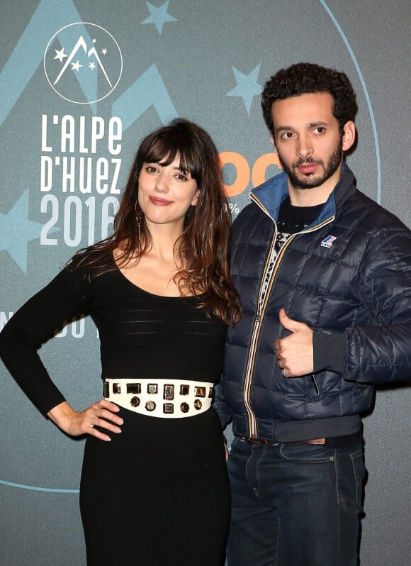 Vanessa Guide, William Lebghil lors du 19e Festival International du film de Comédie de l'Alpe d'Huez, le 15 janvier 2016.