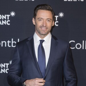 Hugh Jackman - Photocall du dîner Montblanc pour le SIHH (Salon International de la Haute Horlogerie) à Genève, le 18 janvier 2016. © Olivier Borde/Bestimage