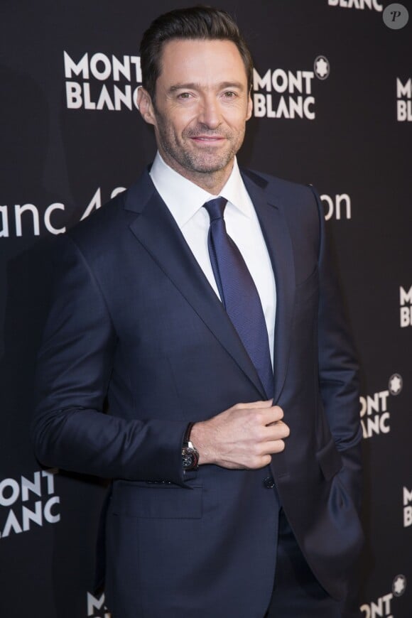 Hugh Jackman - Photocall du dîner Montblanc pour le SIHH (Salon International de la Haute Horlogerie) à Genève, le 18 janvier 2016. © Olivier Borde/Bestimage
