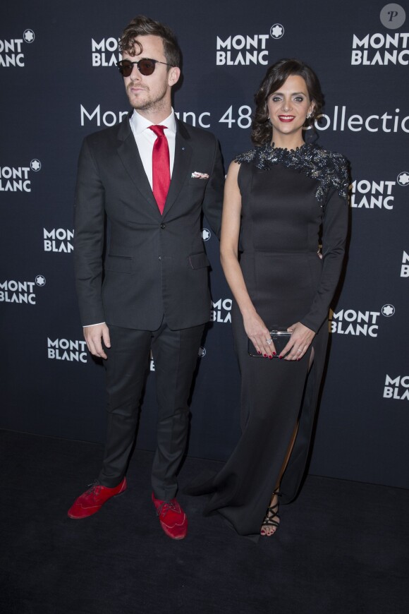 Macarena Gomez et son mari Aldo Comas - Photocall du dîner Montblanc pour le SIHH (Salon International de la Haute Horlogerie) à Genève, le 18 janvier 2016. © Olivier Borde/Bestimage