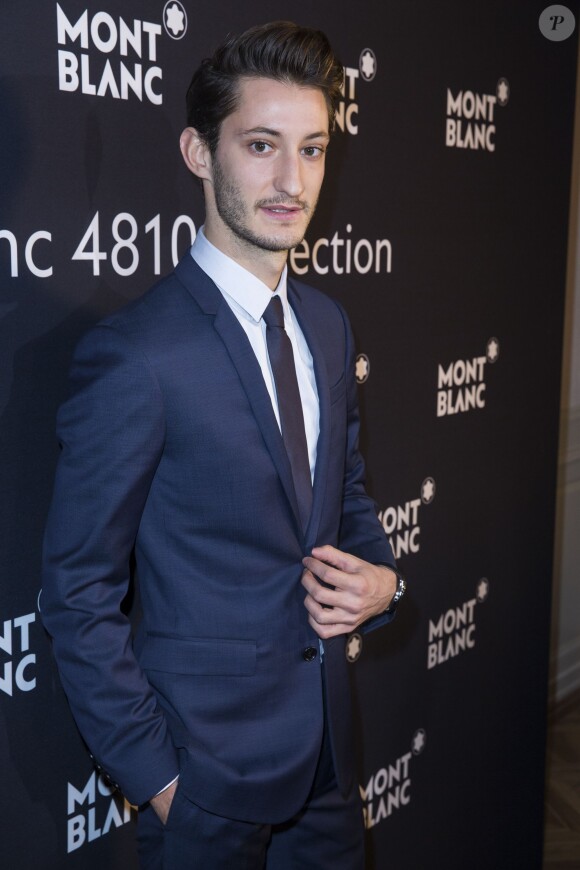 Pierre Niney - Photocall du dîner Montblanc pour le SIHH (Salon International de la Haute Horlogerie) à Genève, le 18 janvier 2016. © Olivier Borde/Bestimage