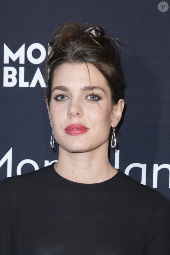 Charlotte Casiraghi - Photocall du dîner Montblanc pour le SIHH (Salon International de la Haute Horlogerie) à Genève, le 18 janvier 2016. © Olivier Borde/Bestimage