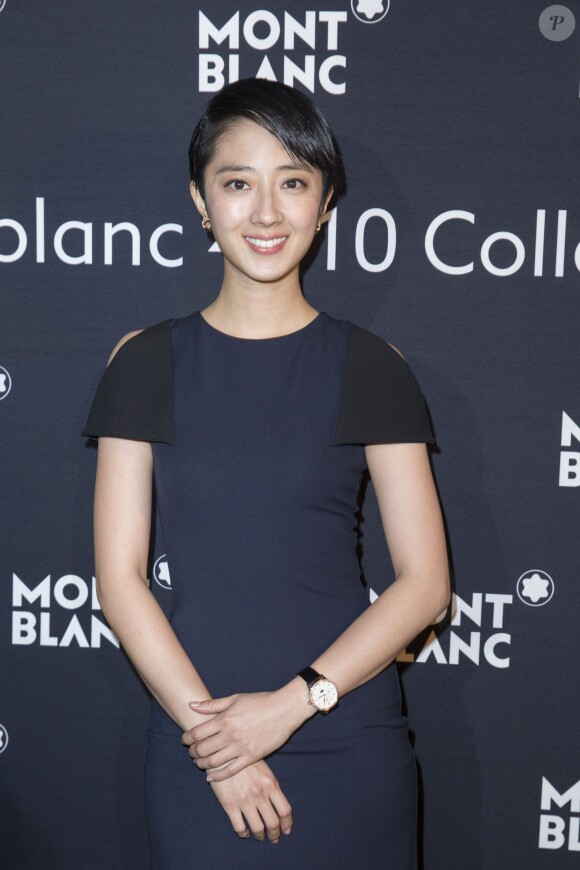 Gwei Lun-Mei (Kwai Lun-Mei) - Photocall du dîner Montblanc pour le SIHH (Salon International de la Haute Horlogerie) à Genève, le 18 janvier 2016. © Olivier Borde/Bestimage