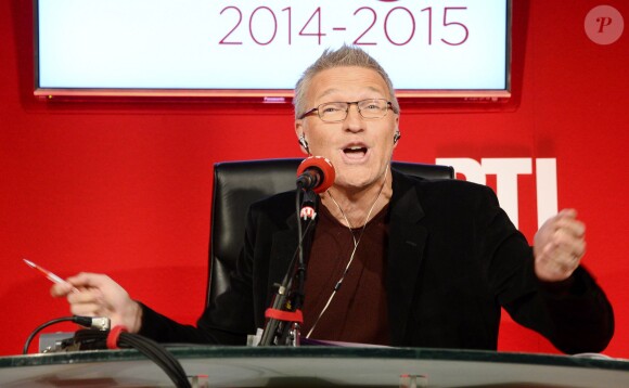 L'animateur Laurent Ruquier à la conférence de rentrée de RTL à Paris, le 4 septembre 2014.