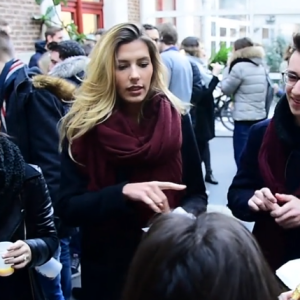 Camille Cerf se confie sur sa rentrée scolaire dans son école de commerce à Lille. Janvier 2016.