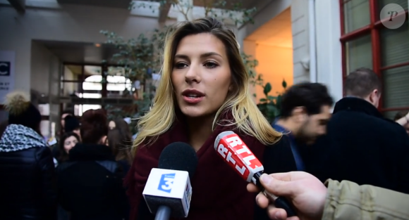 Camille Cerf se confie sur sa rentrée scolaire dans son école de commerce. Janvier 2016.
