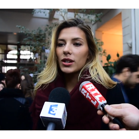 Camille Cerf se confie sur sa rentrée scolaire dans son école de commerce. Janvier 2016.