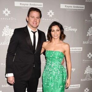 Channing Tatum et sa femme Jenna Dewan Tatum à la soirée Baby2Baby à Culver City, le 14 novembre 2015