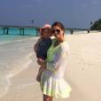 La princesse Madeleine de Suède, qui pose ici avec sa fille la princesse Leonore, a publié jeudi 21 janvier 2016 sur sa page Facebook des photos de ses vacances en famille aux Maldives.
