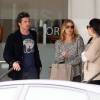 Exclusif - Patrick Dempsey et sa femme Jilian font du shopping à West Hollywood, le 19 février 2013.
