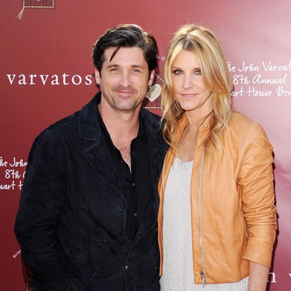 Patrick Dempsey et Jillian Demspey à West Hollywood, Los Angeles, le13 mars 2011.