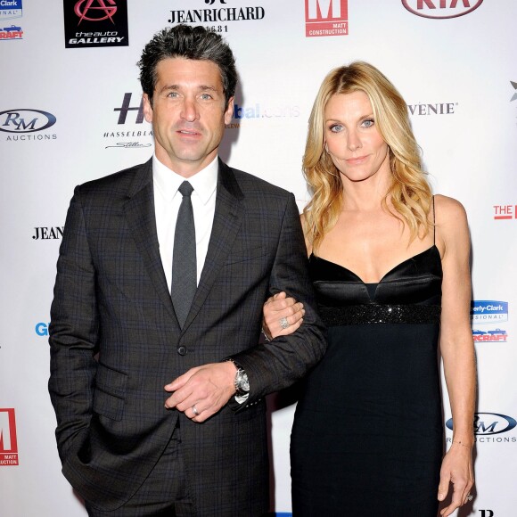 Patrick Dempsey et Jillian à Los Angeles, le 24 octobre 2013.