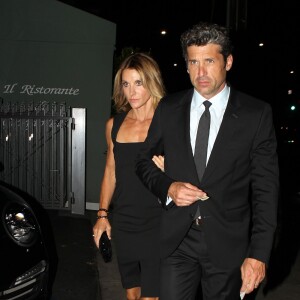 Patrick Dempsey et Jillian Fink à Los Angeles, le 14 septembre 2014.