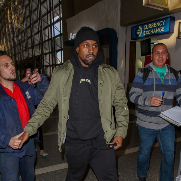 Kanye West quiLos Angeles le 27 janvier 2016.