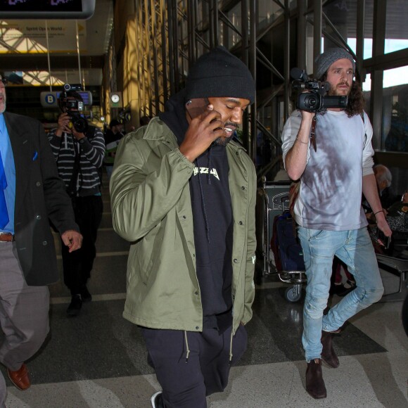 Kanye West quiLos Angeles le 27 janvier 2016.