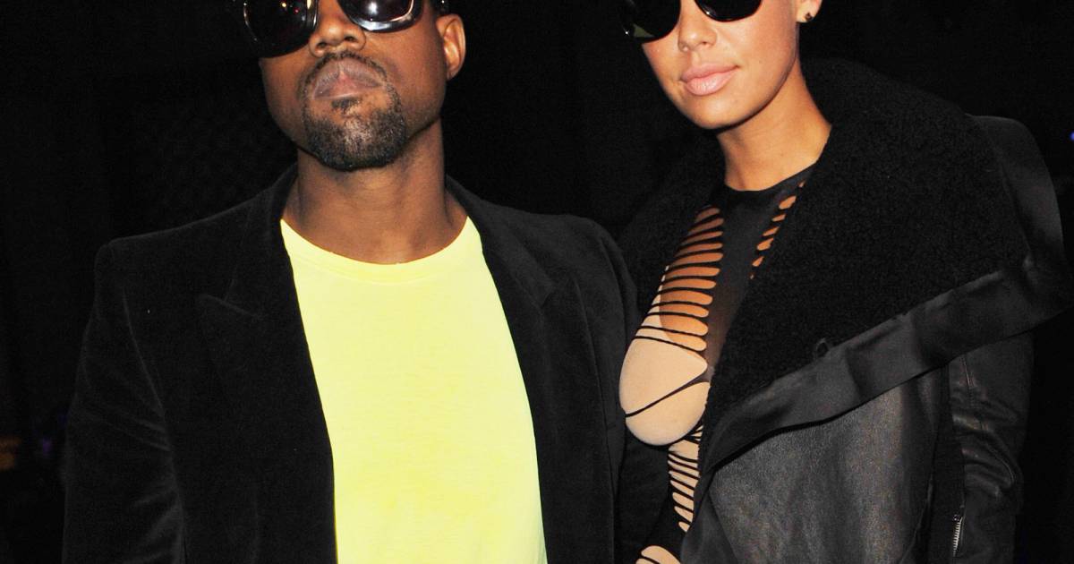 Kanye West et Amber Rose à Paris, le 23 février 2010. Purepeople