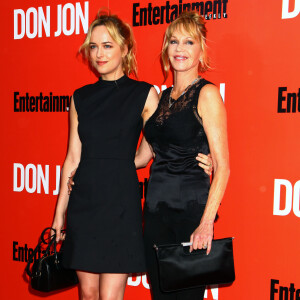 Dakota Johnson, Melanie Griffith - Premiere du film "Don Jon" a New York, le 12 septembre 2013.